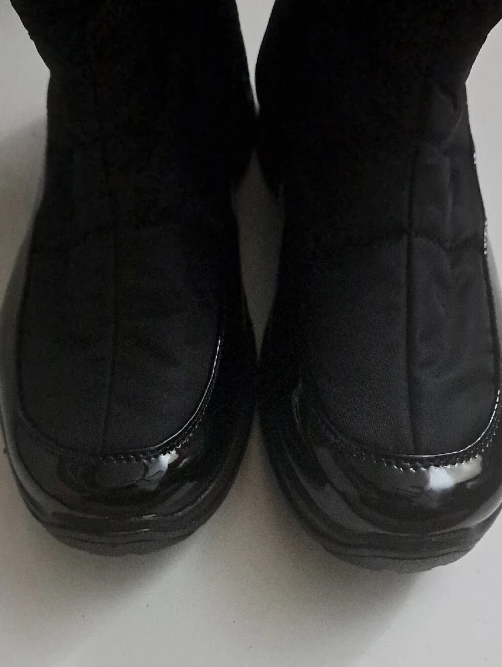 Macy's Black Quilted Faux-Fur Winter Boots